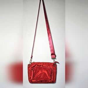 Mersi Erin Nylon Red Crossbody Bag